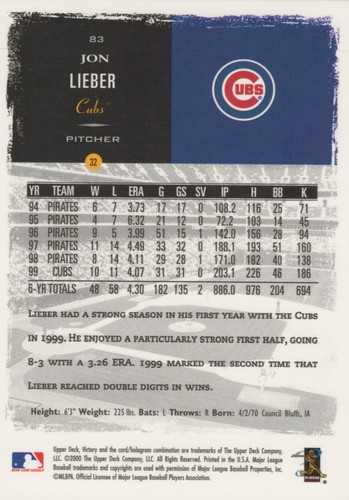 2000 UPPER DECK VICTORY~BASEBALL~CARDS #1-400~COMPLETE YOUR SET~YOU PICK - Picture 95 of 424