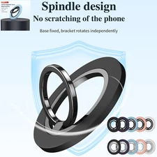 For Mag Safe Magnetic Cell Phone Ring Holder Magnetic Grip Finger Ring Kickstand
