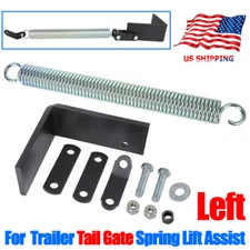 Left Side Tailgate Bracket Spring Lift Assist Kit For Trailer Tail Gate Lift USA