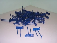 4 inch 4" Blue Peg Hook for Slatwall (Slatwall Hooks) - NEW 50 Pack