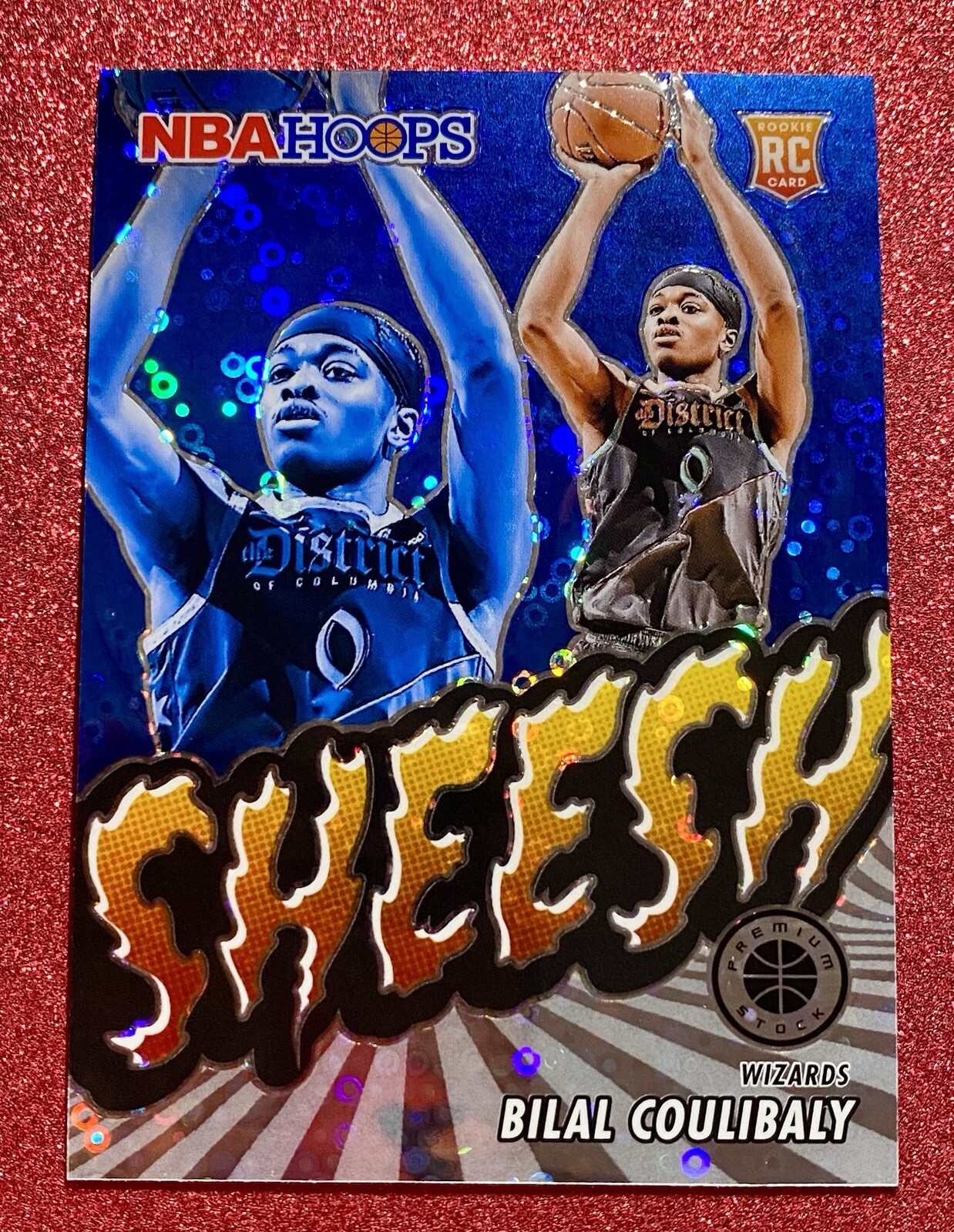 2023-24 Panini NBA Hoops Premium Stock - Sheesh Disco Prizm #14 Bilal Coulibaly
