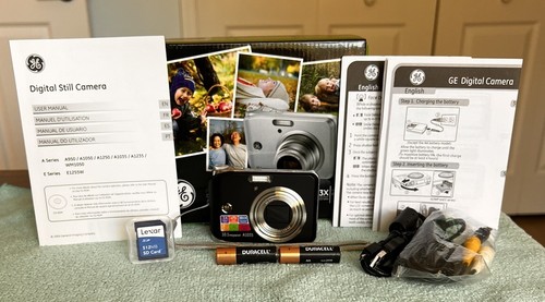 Open Box ~~ GE fotocamera digitale compatta 10,1 megapixel A1035 zoom ottico 5X - Foto 13 di 13