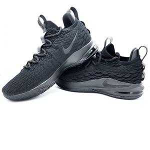 lebron 15 low black thunder grey