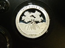 2020 S Silver Washington Proof Quarter Salt River Bay .999% Silver 