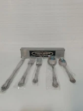 Wallace HeritagePortsmouth Stainless Tableware Five Piece S Steel Silverware Set