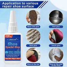 50G Shoe Glue Quick Dry Heavy Duty Shoe Repair, Super Fix Adhesive Boot Glue ...