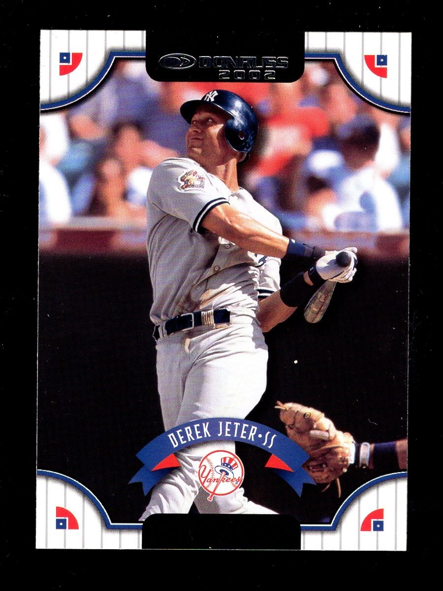 2002 DONRUSS #3 DEREK JETER NEW YORK YANKEES