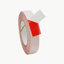 JVCC Double-Sided Red Polyester Film Tape [Acrylic Adhesive] (DC-PETF35-R): 1 in