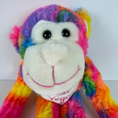 MRG Rainbow Crushed Monkey Las Vegas Souvenir Floppy Plush 26in