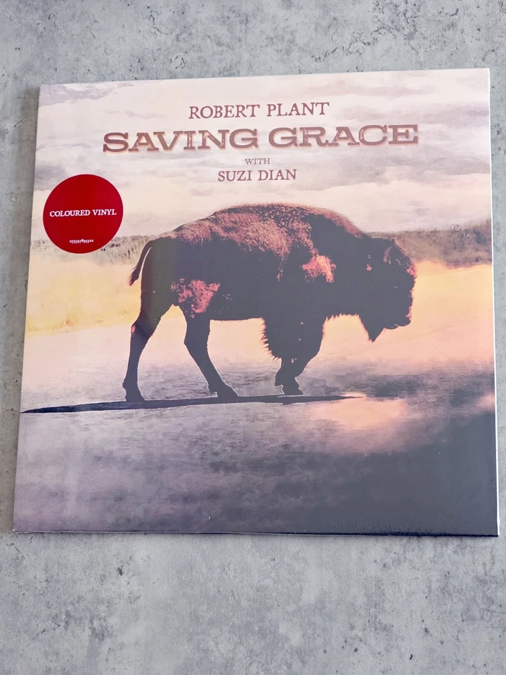 Robert Plant Saving Grace Fruit Punch LP Vinyl ✨️SIGNED Art Card SENTSAMEDAY  - Image 2 of 4