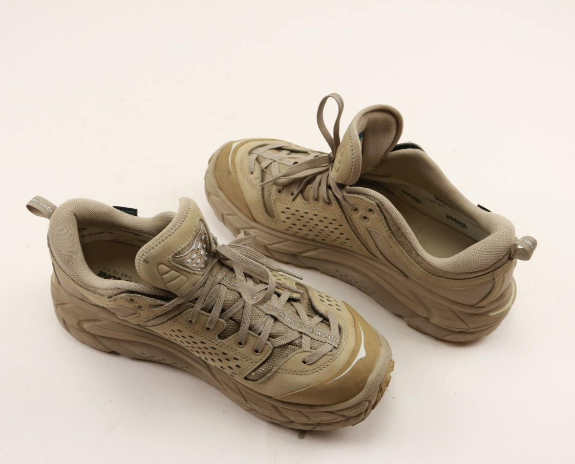 Hoka One One Tor Ultra Low WP JP Burnt Olive Green Men Size 11.5