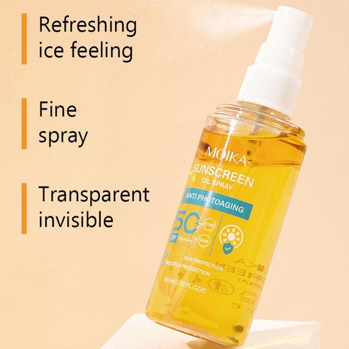 MOIKA Sunscreen Oil Spray UV Protection SPF50+ Long-Term Moisturizing/ - Picture 12 of 16