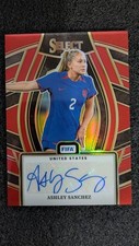2023-24 Panini Select FIFA USWNT Ashley Sanchez Auto Red Prizm