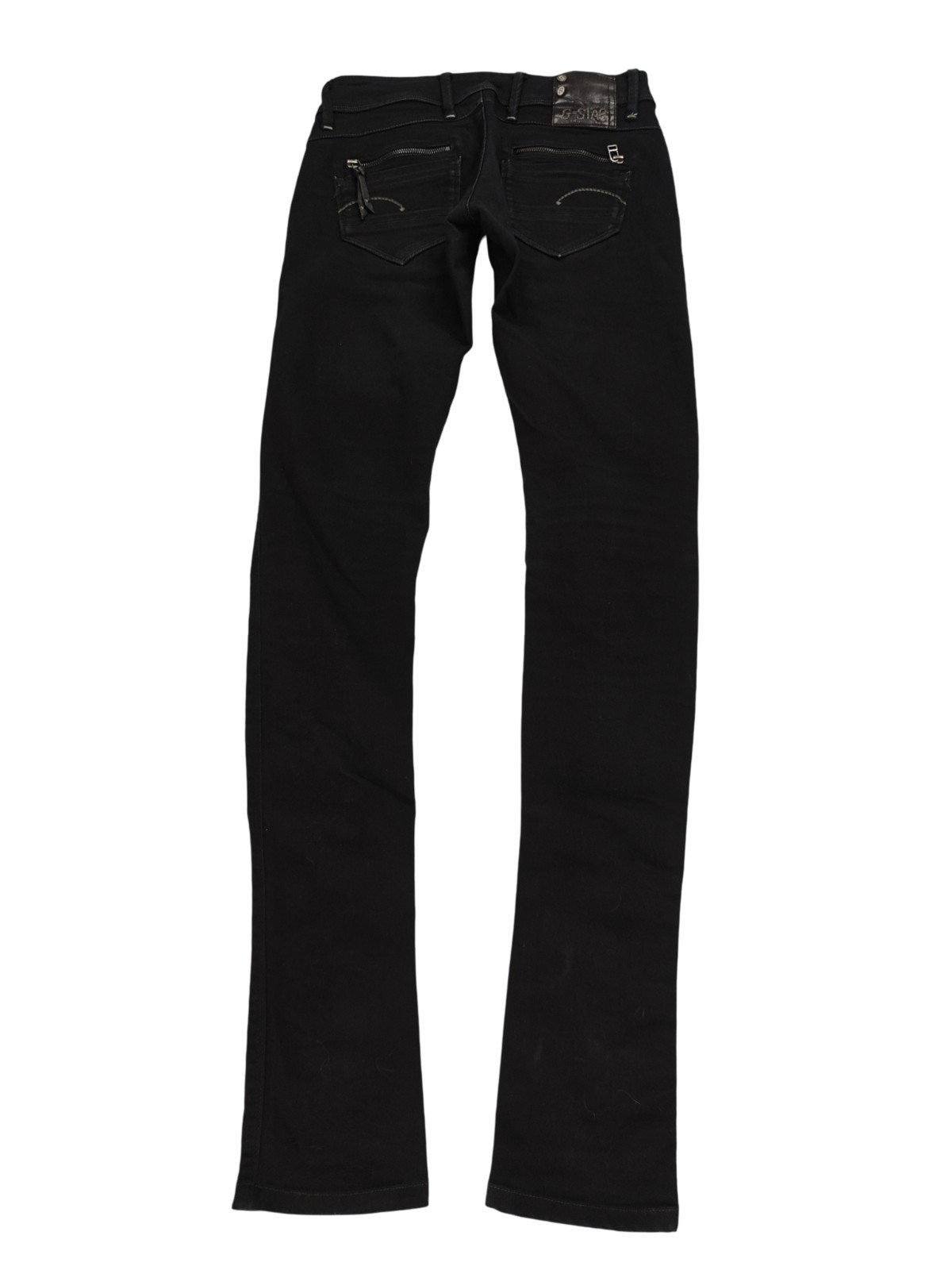 G-Star Raw Fender Skinny Jeans Women's Size 28W 36L Black Mid Rise Stretch image 3