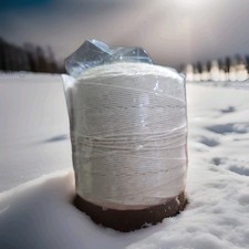 300 Foot Small Spool White Hemp Cord Natural