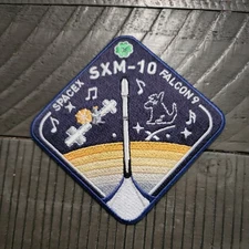 SPACEX - FALCON 9  SXM- 10  EMPLOYEE PATCH 