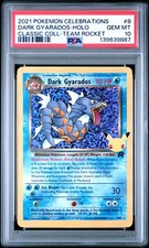 2021 POKEMON CELEBRATIONS CLASSIC COLL #8 DARK GYARADOS-HOLO PSA 10