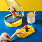 Starry G Kitchen Utensil Holder Rest With Saucepan Lid Holder Novelty Japanese