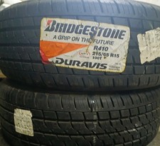 2 Pneumatici Bridgestone 215/65R15 Usate