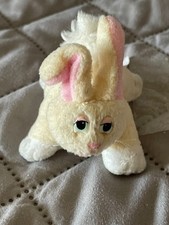 VTG 1996 Mini Pound Puppy  s Bunny  WHITE, PINK. 2.5   Plush Bunny Galoob