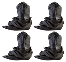 4 Pack 23x19 Inch Travel Boot Bags Cowboy Boot Bag Water Proof Nylon