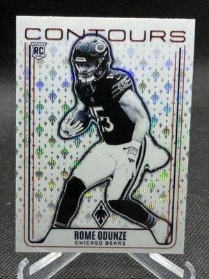 Rome Odunze 2024 Panini Phoenix RC Rookie CONTOURS Wave Prizm SP