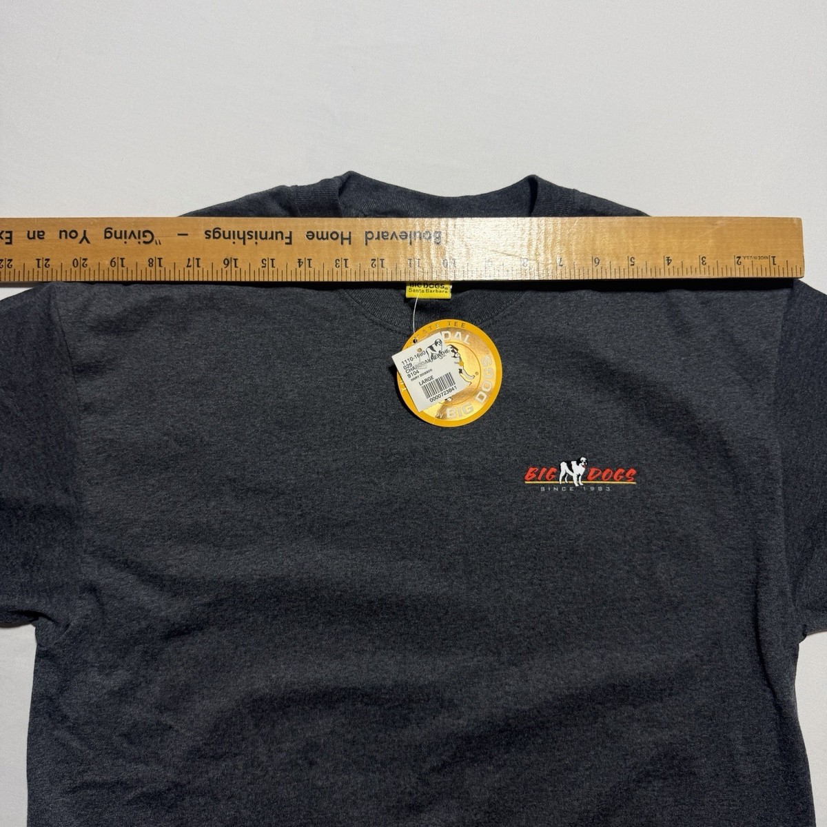 Big Dogs Hairy Dogison Hog Wild Parody Tee Mens Large Deadstock NWT View 6
