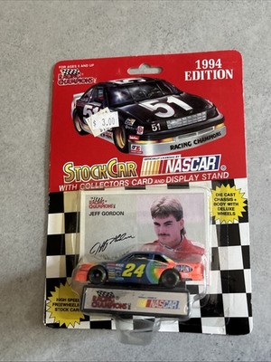 Racing Champions NASCAR Stock Car Vintage Sealed On Card 1994 Jeff Gordon #24