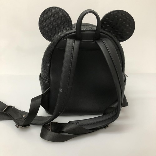 Sac à dos Loungefly femme mini noir simili cuir Mickey Ears Disney Parks - Photo 7/12