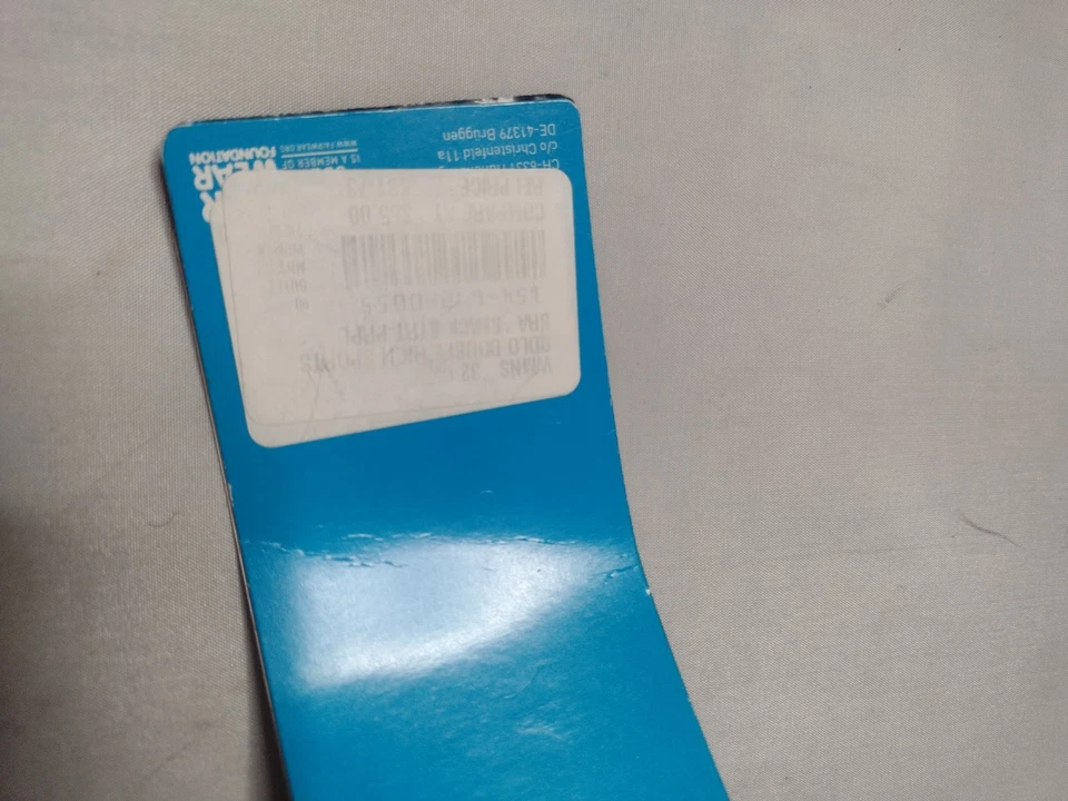 Nuevo con etiquetas Sujetador Deportivo Odlo 32C Negro Cremallera Con Aros Acolchado Espalda Corredora Correr Gimnasio JJ Foto 3 de 3