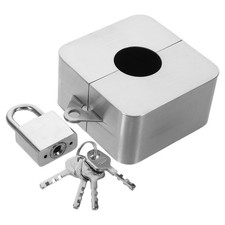 Stainless Steel Water Valve Lock Outdoor Faucet Cover Hose Bib Spigot