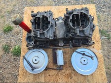 1964 Corvette Sbc Dual Quad Carter Carburetor And Offenhauser Manifold Hot Rod