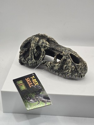 Exo Terra T-Rex Skull 6''x3''x2'' Reptile Decor Hide US Seller