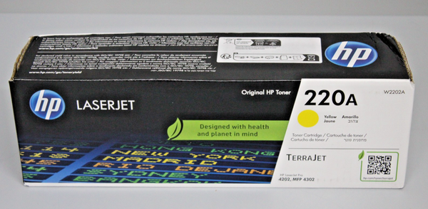 Original Hp 220A Gelb Laserjet-Tonerkartusche W2202A Terrajet Laserjet Pro 4202-image