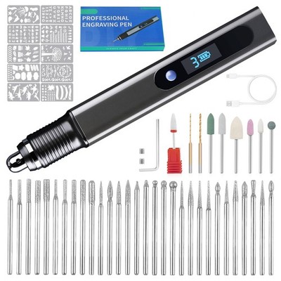 Engraving Pen Kit Rechargeable Cordless Engraver Pen Kit Mini DIY Electric Et...
