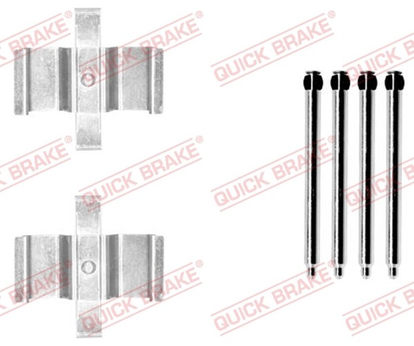 Quick Brake ZubehöRsatz Scheibenbremsbelag 109-1765 FüR CLK Mercedes Klasse W140-image