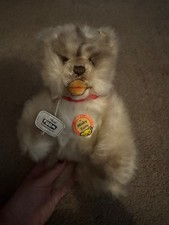 Vintage Steiff Minky Zotty Jointed Teddy Bear All Tags 11 Inches Tall