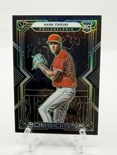2022 Panini Chronicles - Obsidian Hans Crouse #19 Electric Etch /5 (RC)