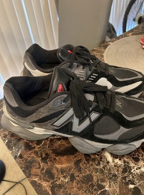 New Balance Men's Low Top Lace-Up Athletic Sneakers Black Gray Silver