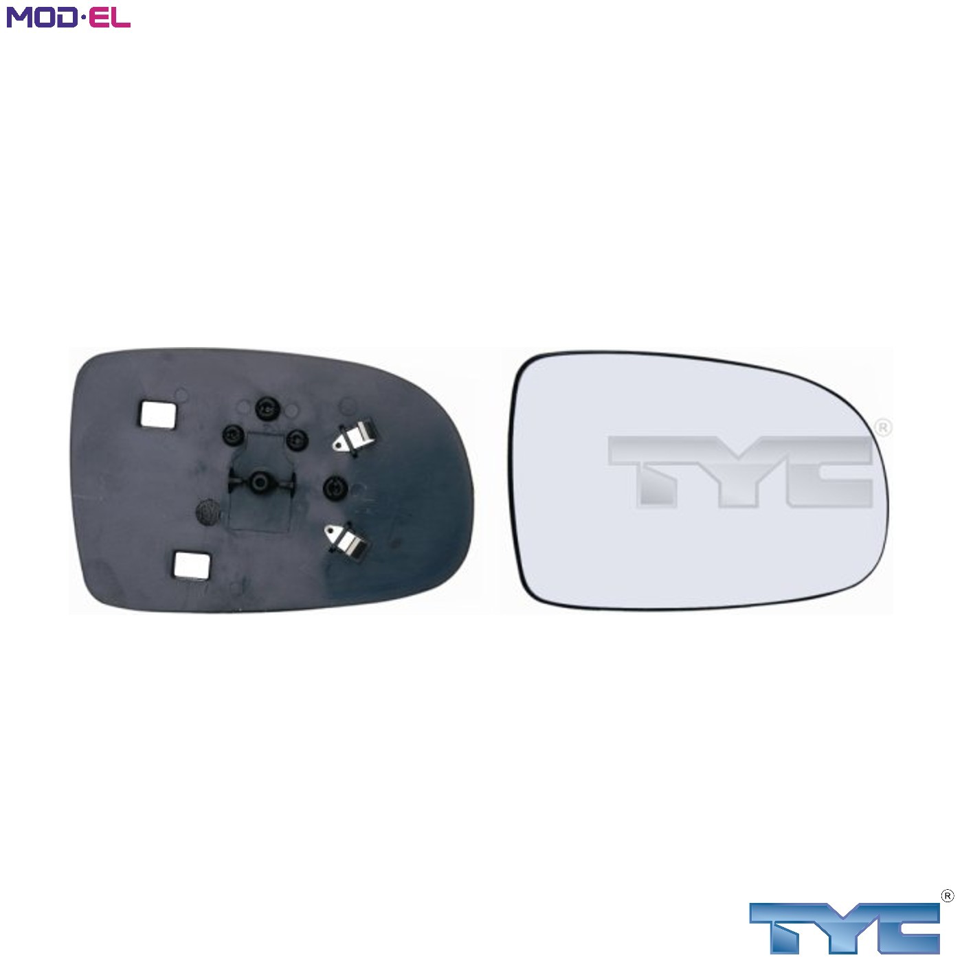 MIRROR GLASS EXTERIOR MIRROR 325-0025-1 FOR OPEL TIGRA/TwinTop CORSA/Hatchback