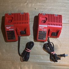 Genuine MILWAUKEE 48-59-1812 18V M12 / M18 LITHIUM ION CHARGER works 2 Pack