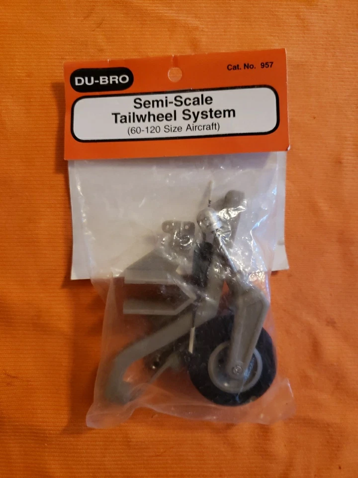 Du-Bro products - Semi Scale Tailwheel System 60-120 Size RC Part No 957 - JT25 - Image 4 of 4