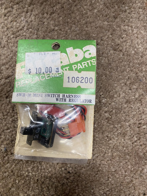 Vtg OEM Original Futaba SWH-10 RC Mini Switch Harness & Regulator Parts 106200