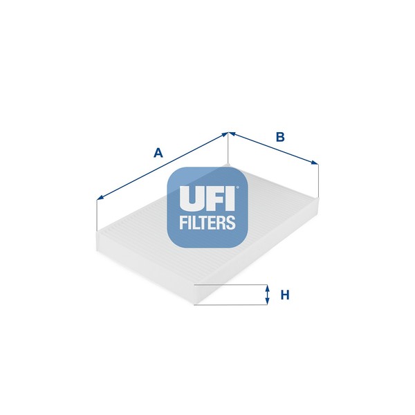 UFI 53.038.00 Innenraumfilter FüR DS 4 Citroen C2 Enterprise C3 I Picasso-image