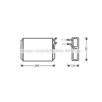 WäRmetauscher Innenraumheizung FüR Volvo 940 II Kombi 945 960 965 744 964