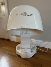 Gold N Hot 1400 Bonnet Hood Hair Dryer Belson GH2270 Portable Hard Hat 4 Heat