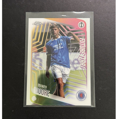 Topps Chrome Future Star Mikey Moore Rangers FC UEFA Europa League 2026 56