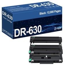 2PK DR630 Drum Cartridge For Brother TN660 MFC-L2700DW DCP-L2540DW HL-L2340DW