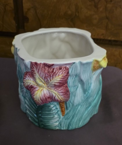 VINTAGE DOUBLE FLAMINGO COOKIE JAR BOTTOM ONLY REPLACEMENT - Picture 7 of 8