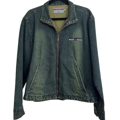 Lee Cooper Vintage European Jeanswear Full Zip Denim Jacket Large